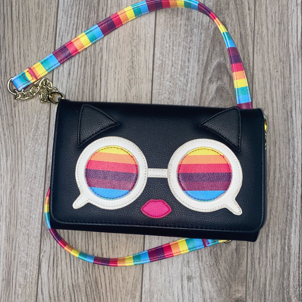 Betsey Johnson cat purse